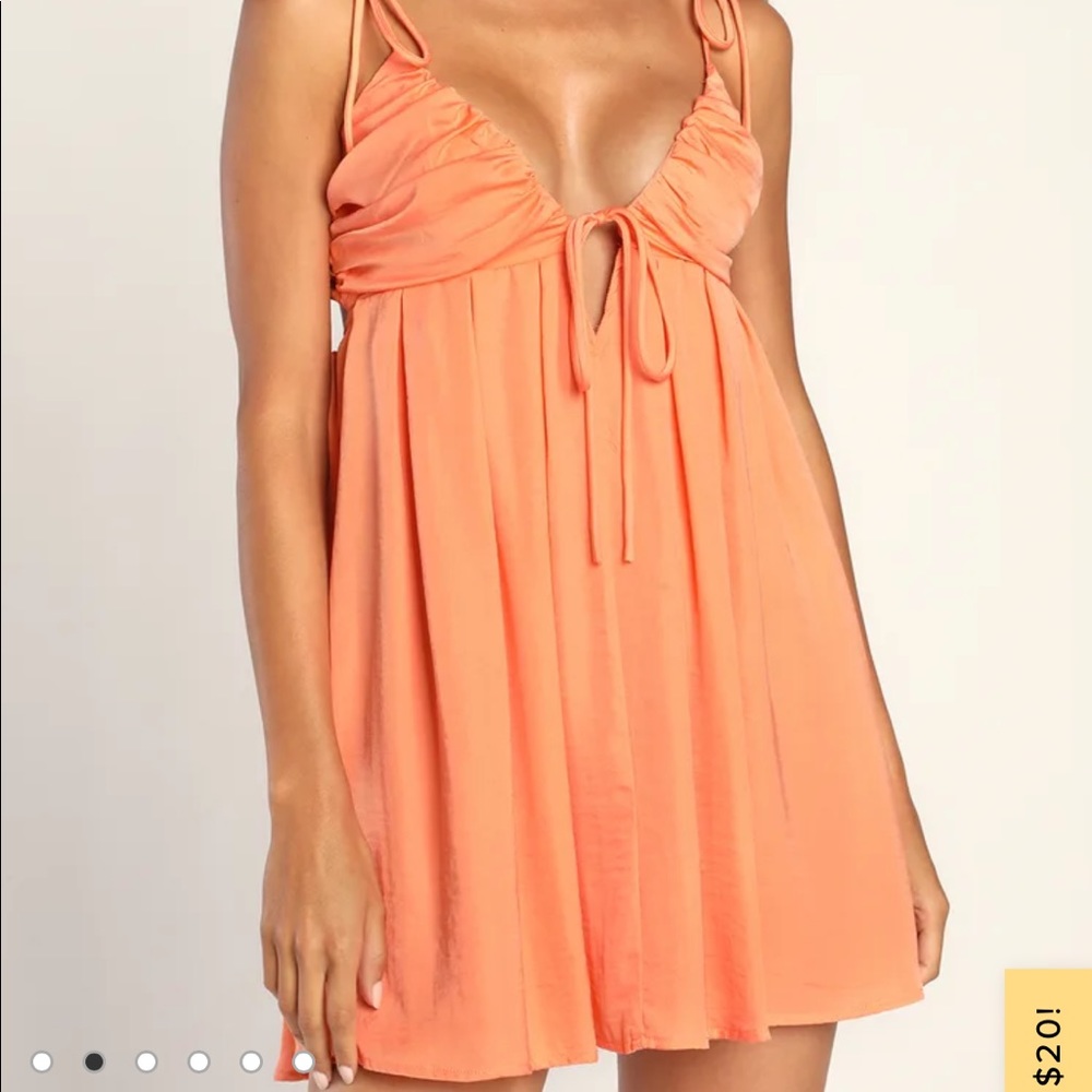 NWT Lulus coral dress